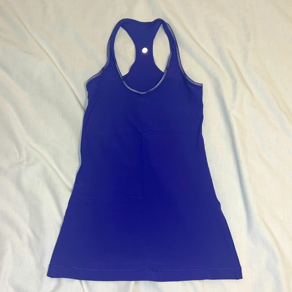 Lululemon Women’s Long Purple Racerback Tank 4